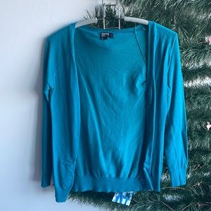 Blue cardigan - great condition! Size small